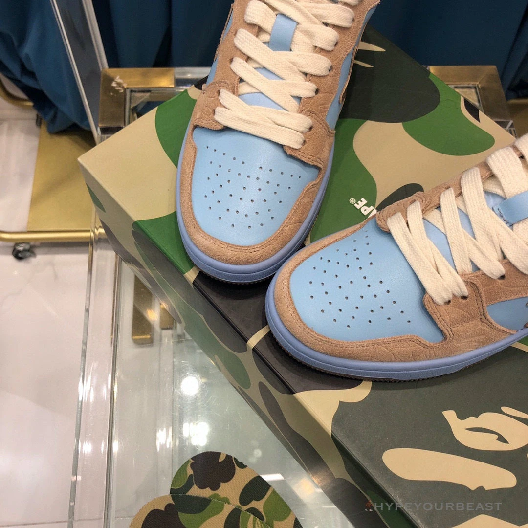 Hypeyourbeast Bape Sta Low Top Sneakers Clay Blue 10 Hypeyourbeast Bape Sta Low Top Sneakers Clay Blue