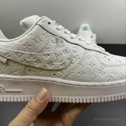 Hypeyourbeast Nike Air Force 1 Low 'LV Monogram White Off-White' 18 Hypeyourbeast Nike Air Force 1 Low 'LV Monogram White Off-White'