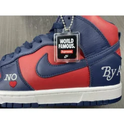 Hypeyourbeast Nike SB Dunk High Supreme 'By Any Means Red Navy'