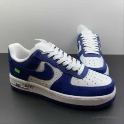 Hypeyourbeast Nike Air Force 1 Low 'LV Monogram Off-White Blue White'