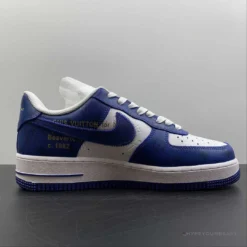 Hypeyourbeast Nike Air Force 1 Low 'LV Monogram Off-White Blue White'