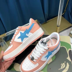 Hypeyourbeast Bape Sta Low Top Sneakers Pastel Pink Blue 15 Hypeyourbeast Bape Sta Low Top Sneakers Pastel Pink Blue