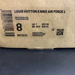 Hypeyourbeast Nike Air Force 1 Low 'LV Monogram Off-White Blue White'