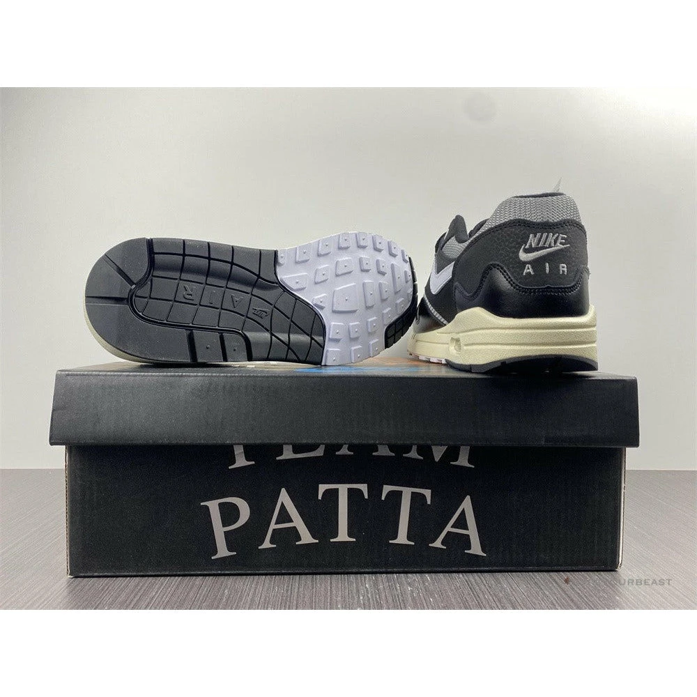Hypeyourbeast Nike Air Max 1 X Patta Black Mens 7 Hypeyourbeast Nike Air Max 1 X Patta Black Mens