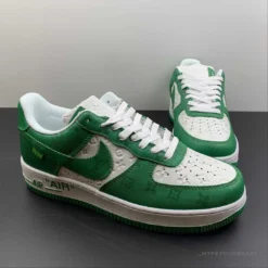 Hypeyourbeast Nike Air Force 1 Low 'LV Monogram Green Off-White'