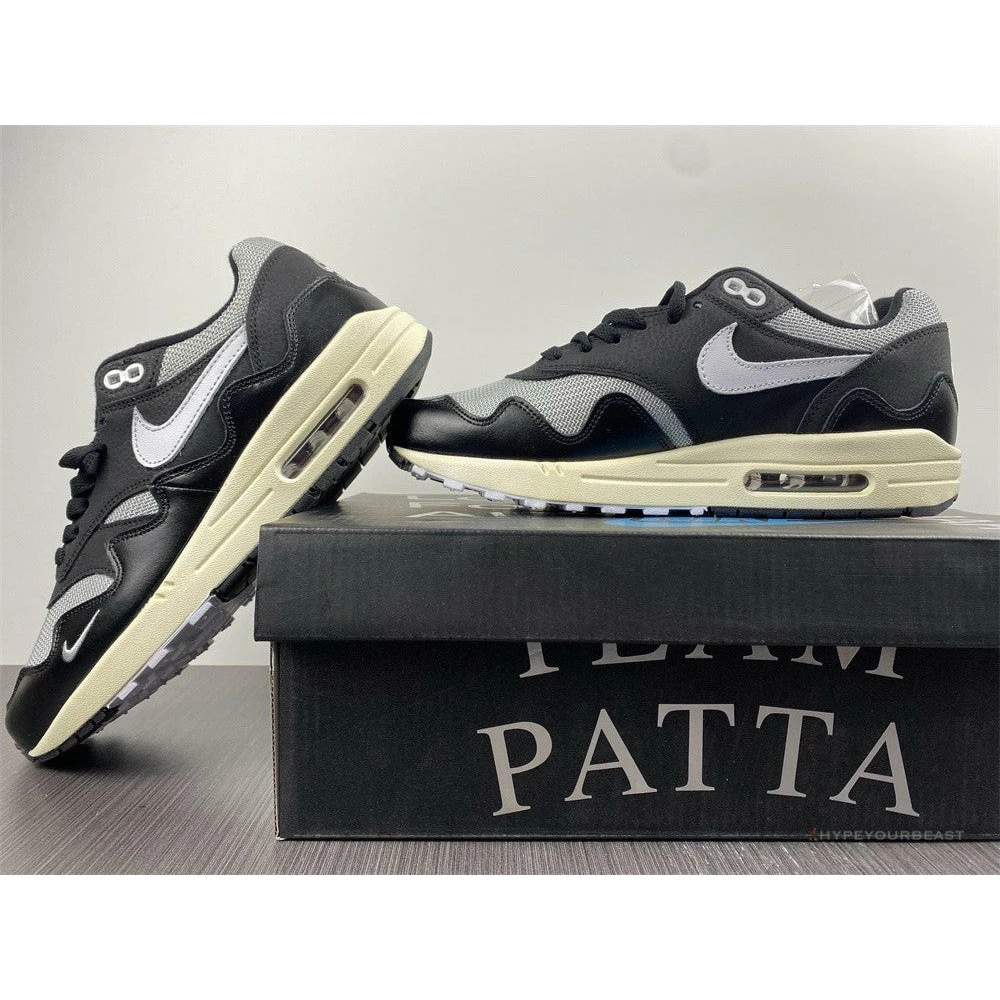 Hypeyourbeast Nike Air Max 1 X Patta Black Mens 5 Hypeyourbeast Nike Air Max 1 X Patta Black Mens