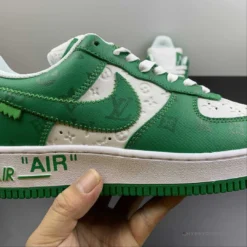 Hypeyourbeast Nike Air Force 1 Low 'LV Monogram Green Off-White'