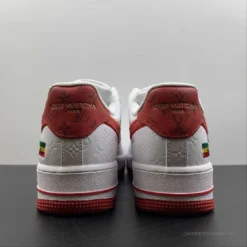 Hypeyourbeast Nike Air Force 1 Low 'LV Monogram White Red Off-White'