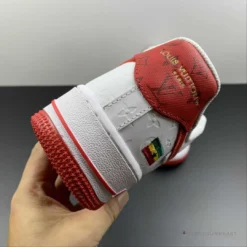 Hypeyourbeast Nike Air Force 1 Low 'LV Monogram White Red Off-White'