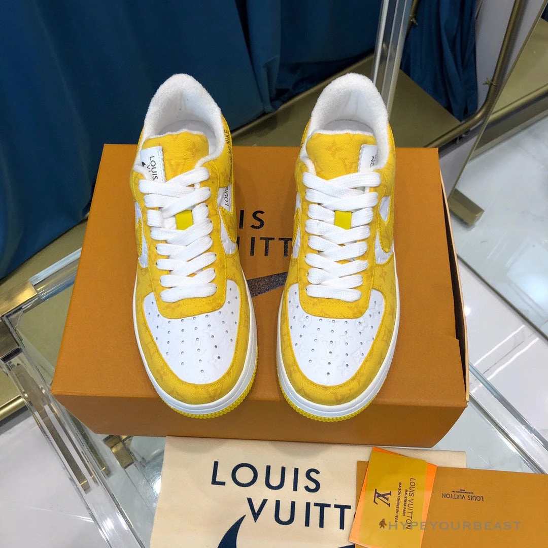 Hypeyourbeast Off White X Nike Air Force 1 Yellow 7 Hypeyourbeast Off White X Nike Air Force 1 Yellow