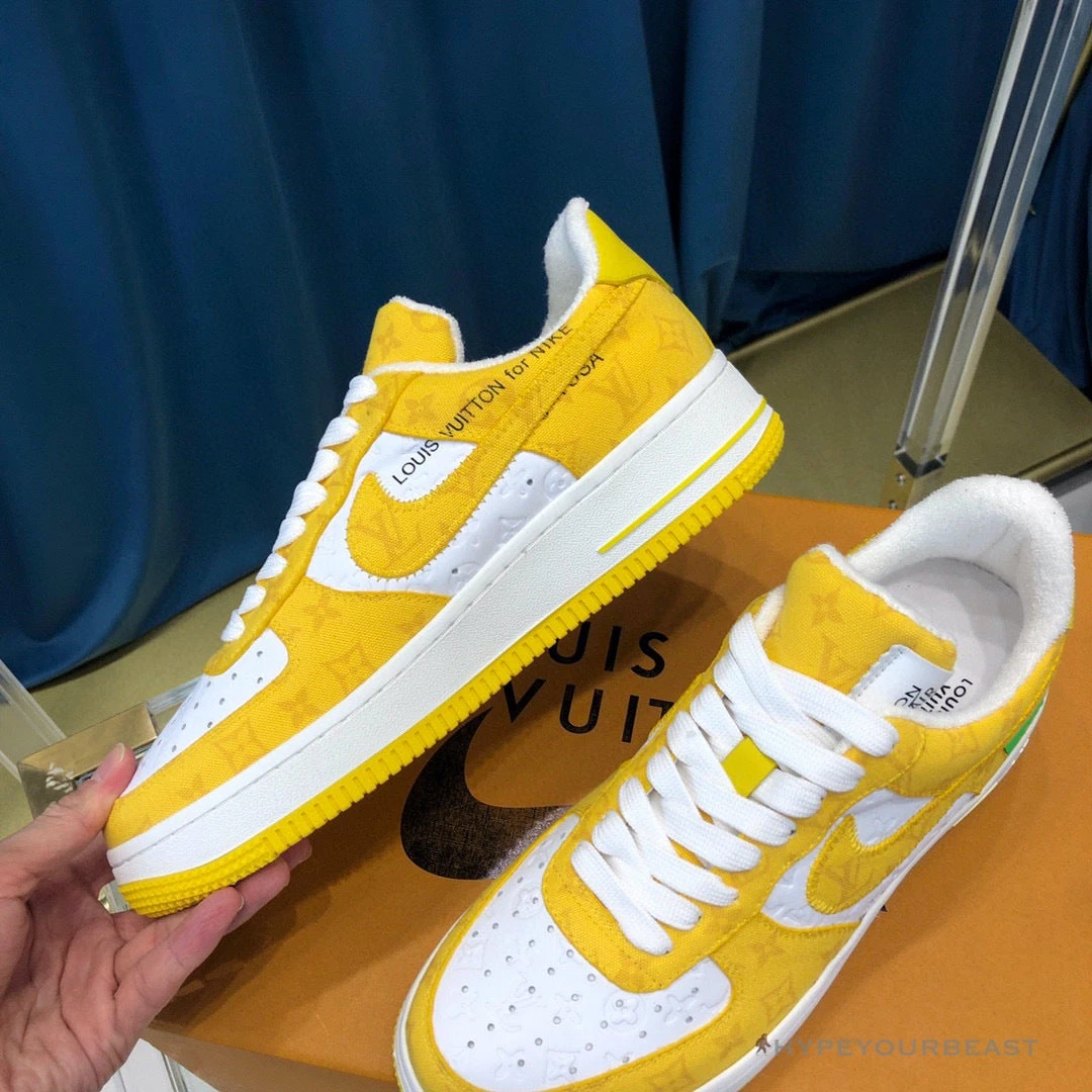 Hypeyourbeast Off White X Nike Air Force 1 Yellow 8 Hypeyourbeast Off White X Nike Air Force 1 Yellow