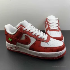 Hypeyourbeast Nike Air Force 1 Low 'LV Monogram Red Off-White'