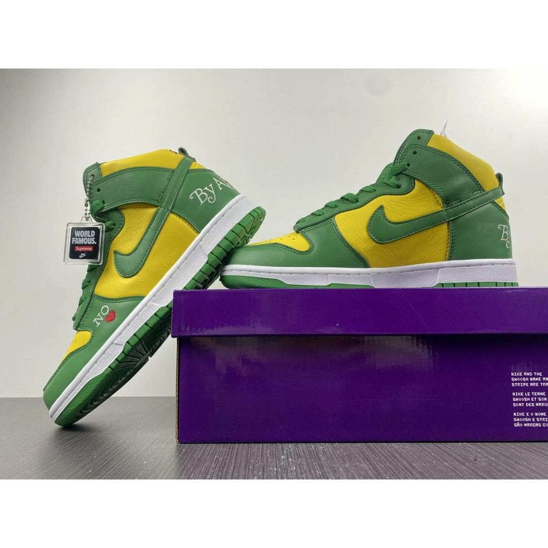 Hypeyourbeast Nike SB Dunk High Supreme 'By Any Means Brazil' 4 Hypeyourbeast Nike SB Dunk High Supreme 'By Any Means Brazil'