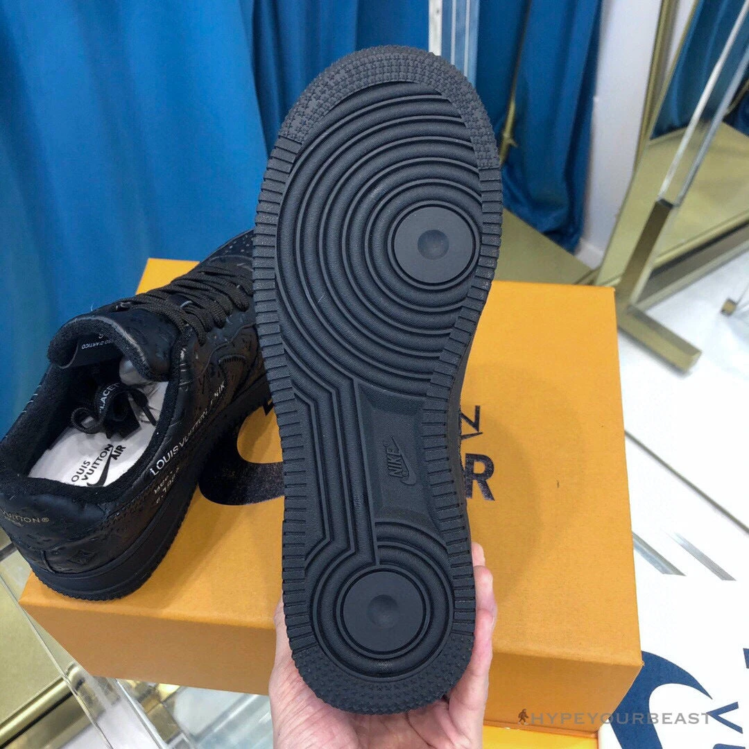 Hypeyourbeast Off White X Nike Air Force 1 Low Black 4 Hypeyourbeast Off White X Nike Air Force 1 Low Black