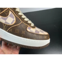 Hypeyourbeast Nike Air Force 1 Low 'LV Monogram Brown Off-White' 33 Hypeyourbeast Nike Air Force 1 Low 'LV Monogram Brown Off-White'