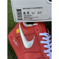 Hypeyourbeast Off White X Nike Air Force 1 Low "Red" 12 Hypeyourbeast Off White X Nike Air Force 1 Low