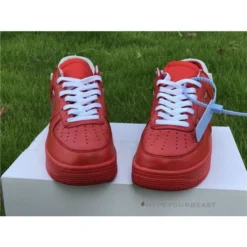 Hypeyourbeast Off White X Nike Air Force 1 Low "Red" 11 Hypeyourbeast Off White X Nike Air Force 1 Low