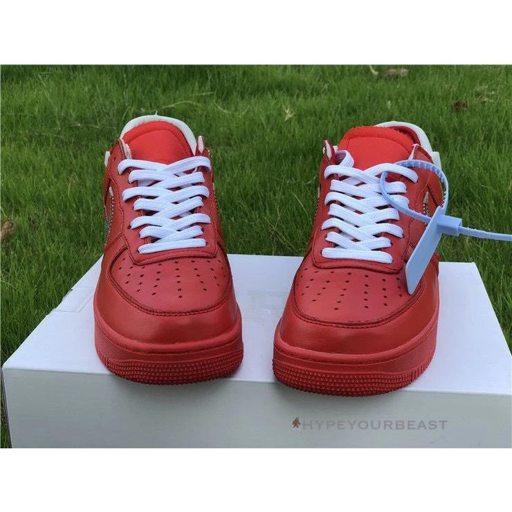 Hypeyourbeast Off White X Nike Air Force 1 Low "Red" 3 Hypeyourbeast Off White X Nike Air Force 1 Low "Red"