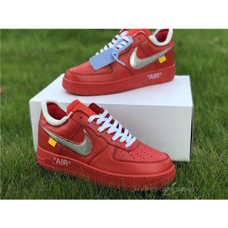 Hypeyourbeast Off White X Nike Air Force 1 Low "Red" 2 Hypeyourbeast Off White X Nike Air Force 1 Low "Red"