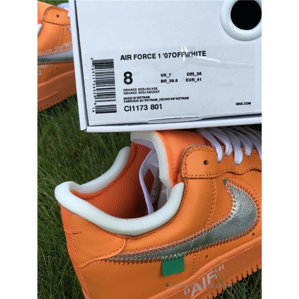 Hypeyourbeast Off White X Nike Air Force 1 Low "Orange" 6 Hypeyourbeast Off White X Nike Air Force 1 Low "Orange"
