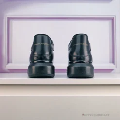 Hypeyourbeast Alexander McQueen Black On Black Lace Up Sneaker A. Mcqueen