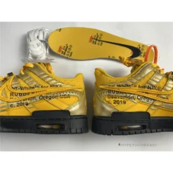 Hypeyourbeast Nike AIr Rubber Dunk Off White 'University Gold' 18 Hypeyourbeast Nike AIr Rubber Dunk Off White 'University Gold'