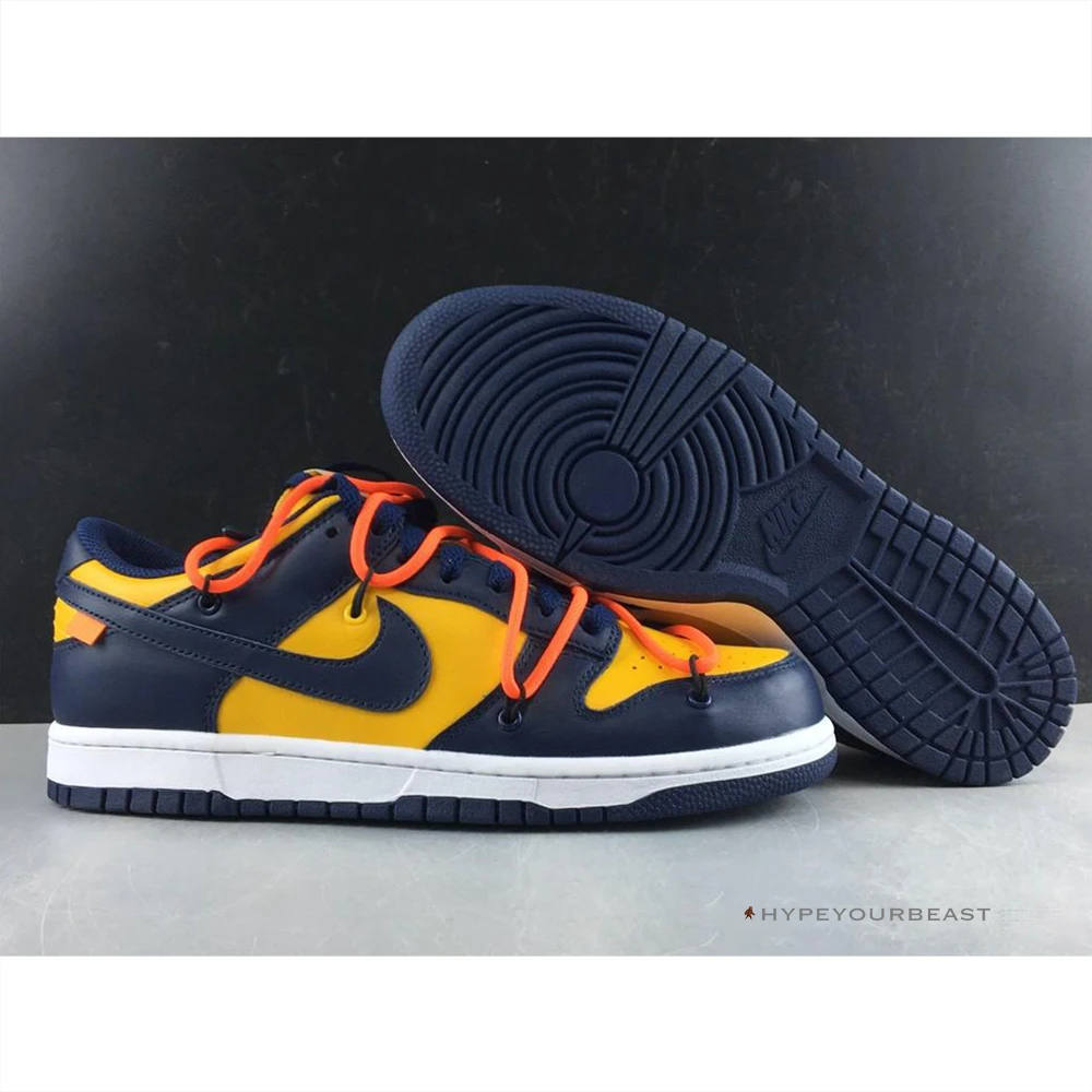 Hypeyourbeast Nike Off-White X Dunk Low 'University Gold' 1 Hypeyourbeast Nike Off-White X Dunk Low 'University Gold'