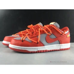 Hypeyourbeast Nike Off-White X Dunk Low 'University Red'