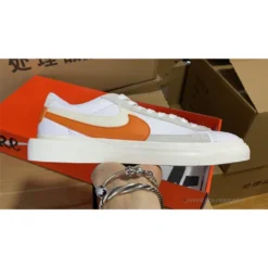 Hypeyourbeast Nike X Sacai Blazer Low Orange White