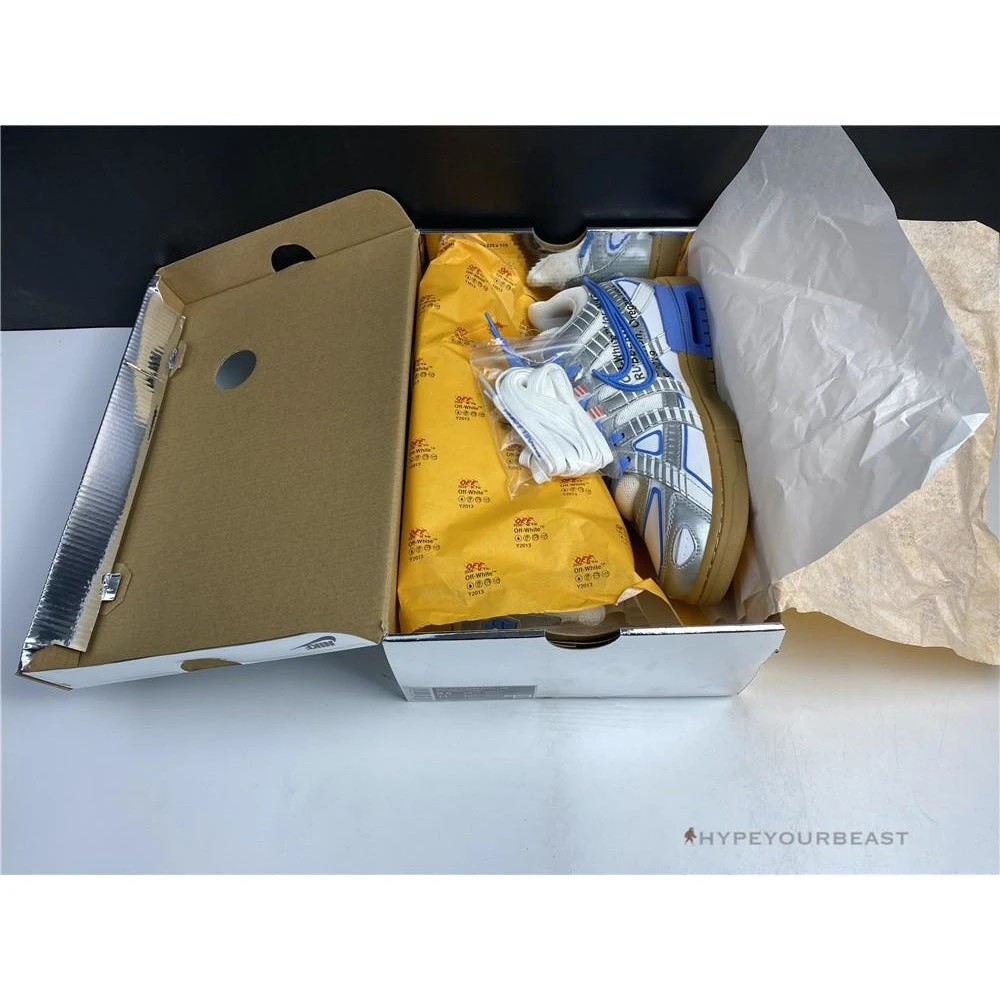 Hypeyourbeast Nike Off White X Air Rubber Dunk 'University Blue' 3 Hypeyourbeast Nike Off White X Air Rubber Dunk 'University Blue'