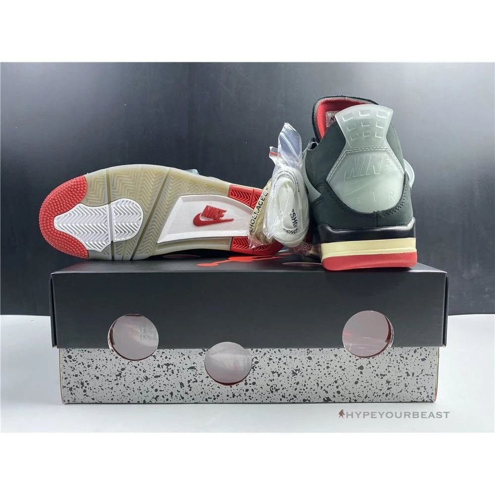 Hypeyourbeast Off White X Air Jordan 4 'Bred' 8 Hypeyourbeast Off White X Air Jordan 4 'Bred'