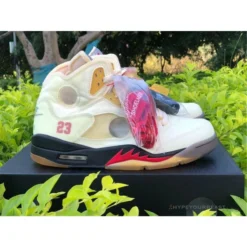 Hypeyourbeast Off White X Air Jordan 5 Sail 18 Hypeyourbeast Off White X Air Jordan 5 Sail