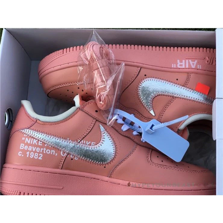 Hypeyourbeast Off White X Nike Air Force 1 Low "Salmon" 8 Hypeyourbeast Off White X Nike Air Force 1 Low "Salmon"