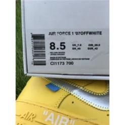 Hypeyourbeast Off White X Nike Air Force 1 Low "Yellow" 13 Hypeyourbeast Off White X Nike Air Force 1 Low