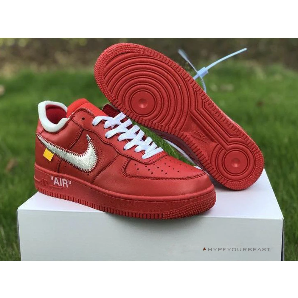 Hypeyourbeast Off White X Nike Air Force 1 Low "Red" 1 Hypeyourbeast Off White X Nike Air Force 1 Low "Red"
