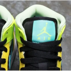 Hypeyourbeast Air Jordan 1 Mid GS Aurora Green Optic-Yellow