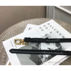 Hypeyourbeast SFG Women's Double G Leather Black Belt Belts 5 Hypeyourbeast SFG Women's Double G Leather Black Belt Belts