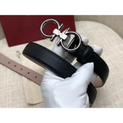 Hypeyourbeast Belts SFG Men's Double G Leather Black Belt 5 Hypeyourbeast Belts SFG Men's Double G Leather Black Belt