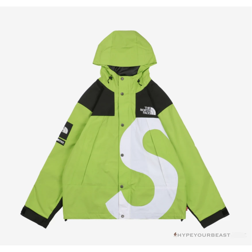 HypeYourBeast Supreme X TNF Logo Mountain Jacket Green 5 HypeYourBeast Supreme X TNF Logo Mountain Jacket Green