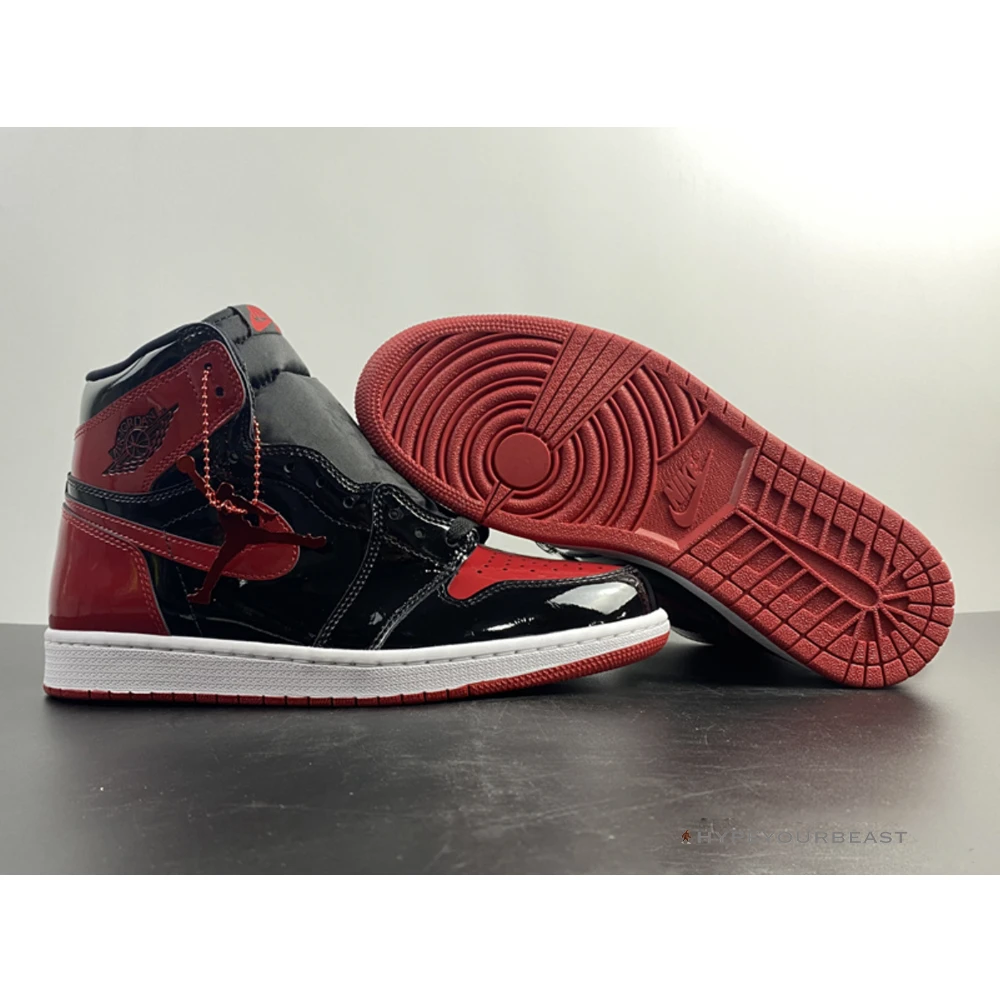 HypeYourBeast Air Jordan 1 Retro High OG 'Bred Patent' 1 HypeYourBeast Air Jordan 1 Retro High OG 'Bred Patent'