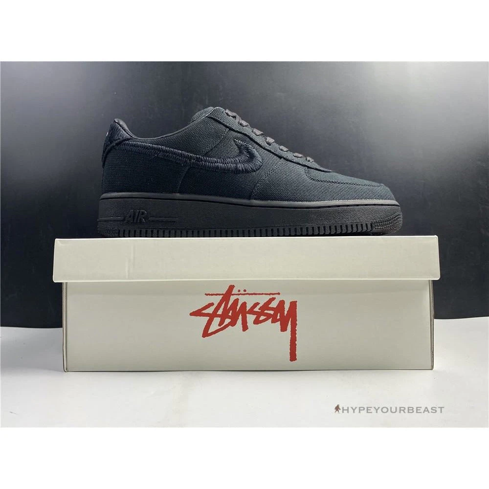 Hypeyourbeast Stussy X Nike Air Force 1 Low Black 3 Hypeyourbeast Stussy X Nike Air Force 1 Low Black