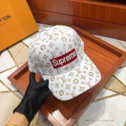 Hypeyourbeast Hats Supreme Hat White