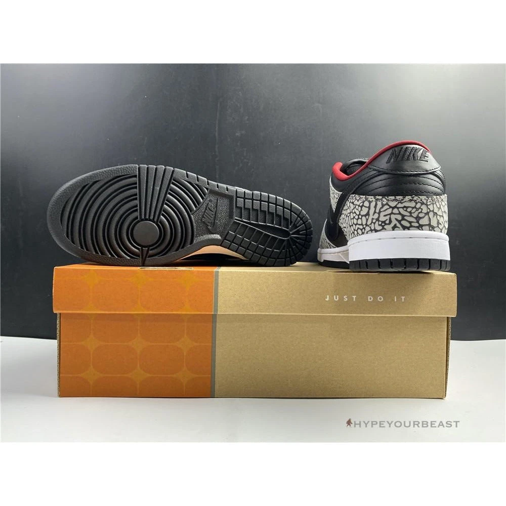Hypeyourbeast Supreme X Nike SB Dunk Low Black Cement 9 Hypeyourbeast Supreme X Nike SB Dunk Low Black Cement