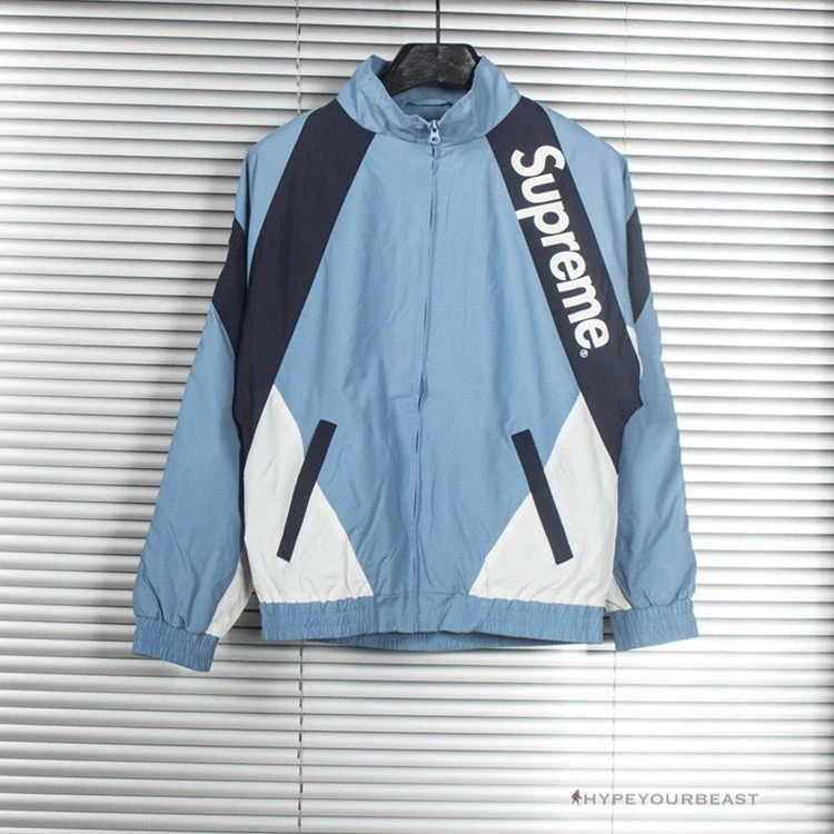 Hypeyourbeast Balenciaga Track Supreme Track Jacket Blue 3 Hypeyourbeast Balenciaga Track Supreme Track Jacket Blue