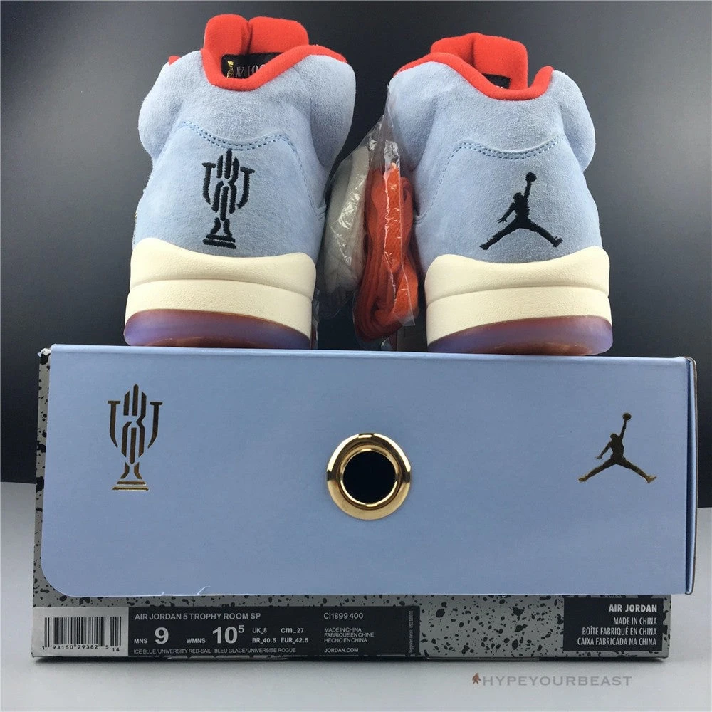 Hypeyourbeast Trophy Room X Air Jordan 5 Retro 'Ice Blue' 3 Hypeyourbeast Trophy Room X Air Jordan 5 Retro 'Ice Blue'