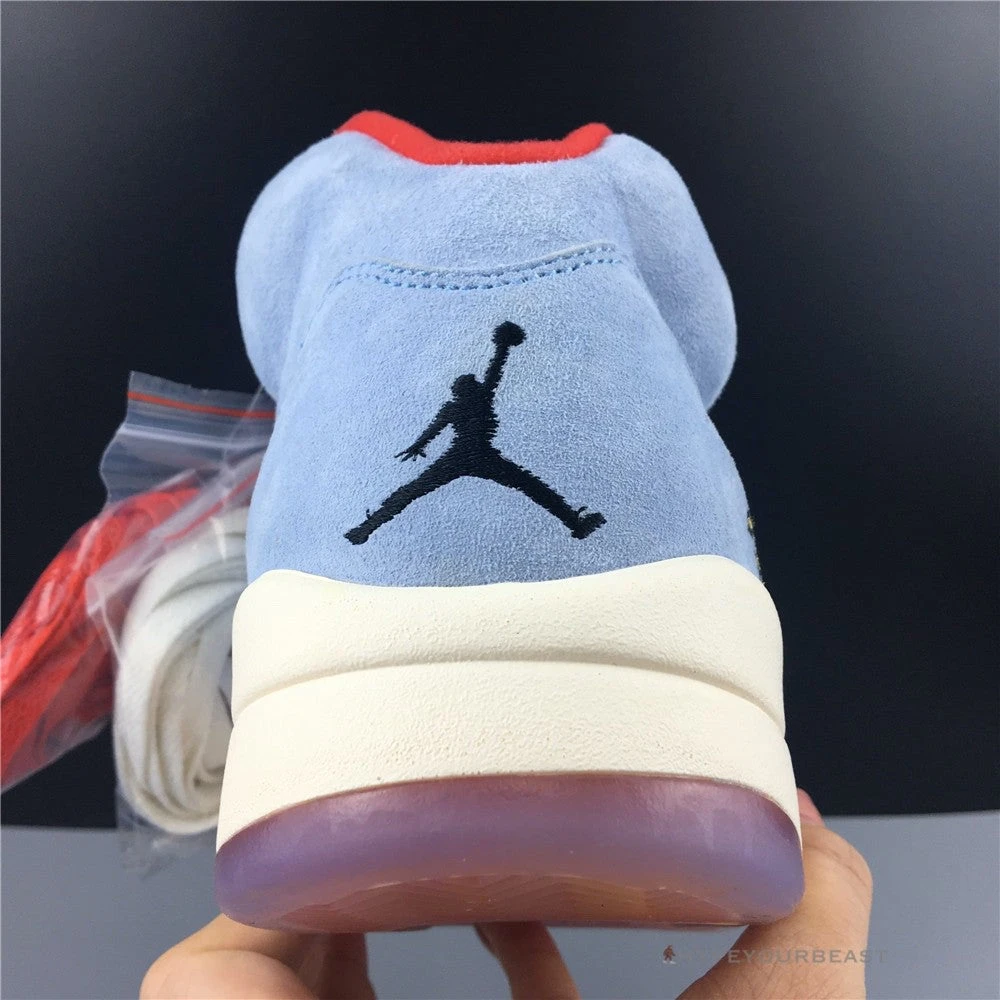 Hypeyourbeast Trophy Room X Air Jordan 5 Retro 'Ice Blue' 6 Hypeyourbeast Trophy Room X Air Jordan 5 Retro 'Ice Blue'