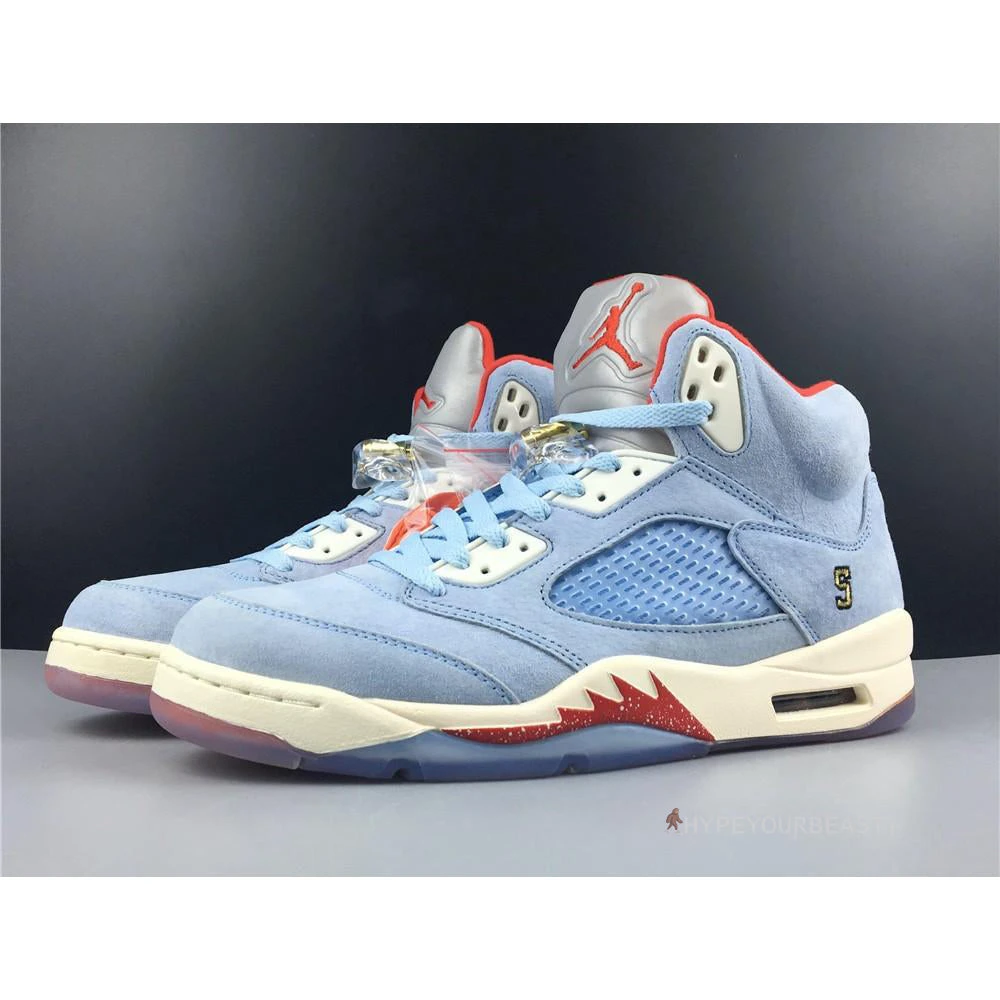 Hypeyourbeast Trophy Room X Air Jordan 5 Retro 'Ice Blue' 1 Hypeyourbeast Trophy Room X Air Jordan 5 Retro 'Ice Blue'