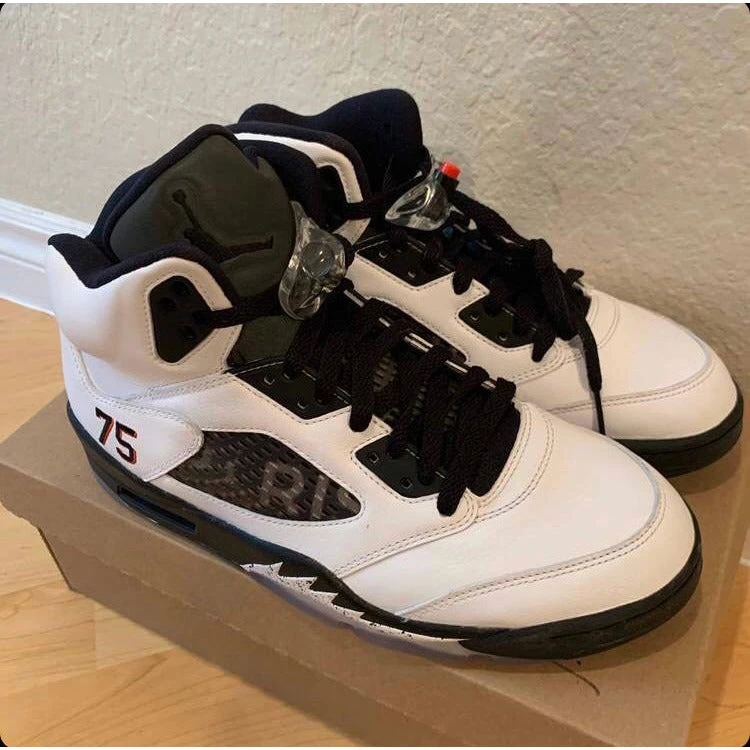 Hypeyourbeast Jordan 5 Retro Paris Saint-Germain White 2 Hypeyourbeast Jordan 5 Retro Paris Saint-Germain White