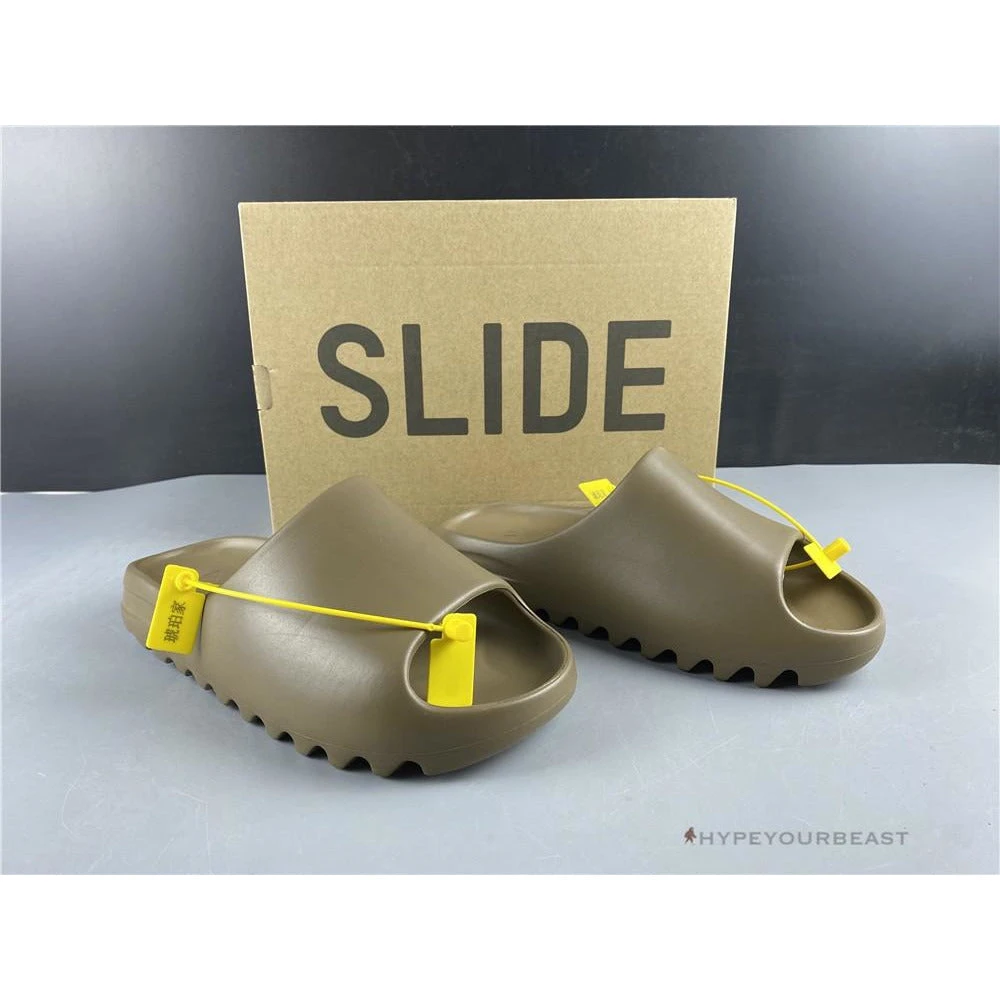 Hypeyourbeast Adidas Yeezy Slide Core Brown 2 Hypeyourbeast Adidas Yeezy Slide Core Brown