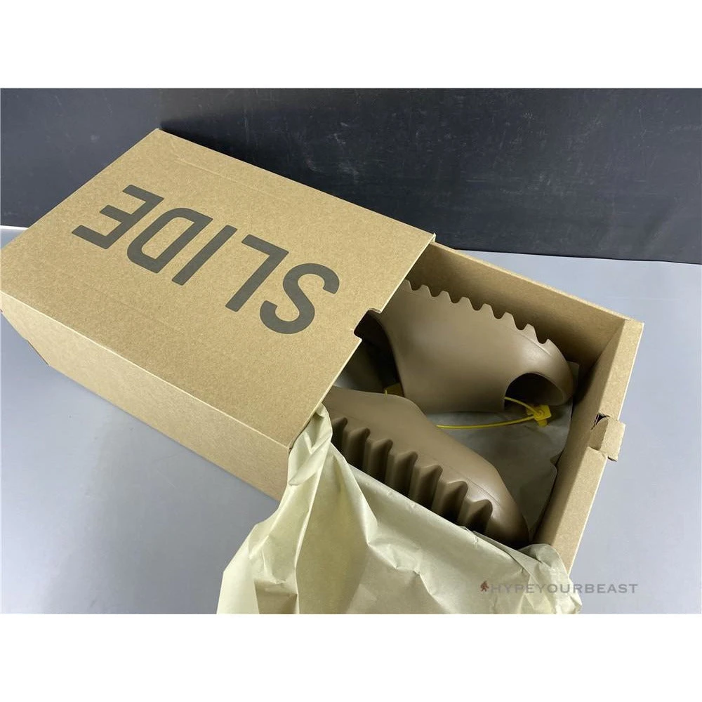 Hypeyourbeast Adidas Yeezy Slide Core Brown 4 Hypeyourbeast Adidas Yeezy Slide Core Brown